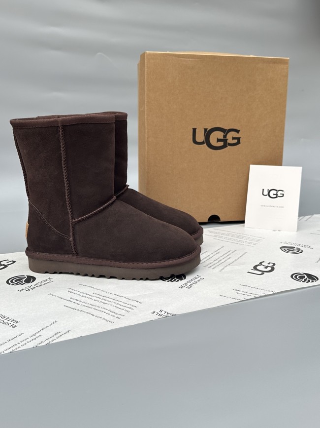 Women leather fur boot shoes, size 35-40,  with box, SS60-542