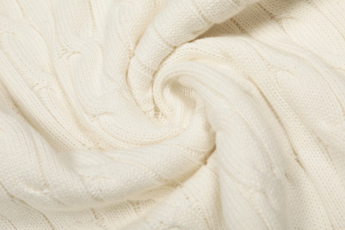 Embroidered knitted twisted sweater for women and men,size S-XL,CL35-78-81