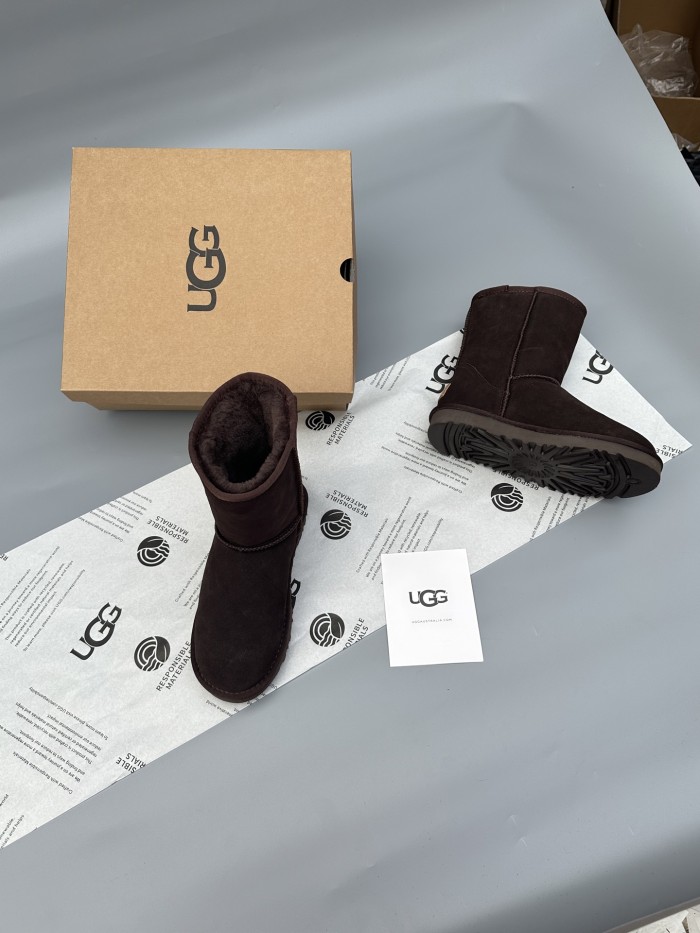 Women leather fur boot shoes, size 35-40,  with box, SS60-542