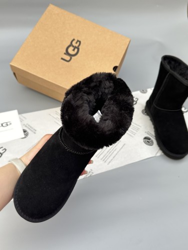 Women leather fur boot shoes, size 35-40,  with box, SS60-543
