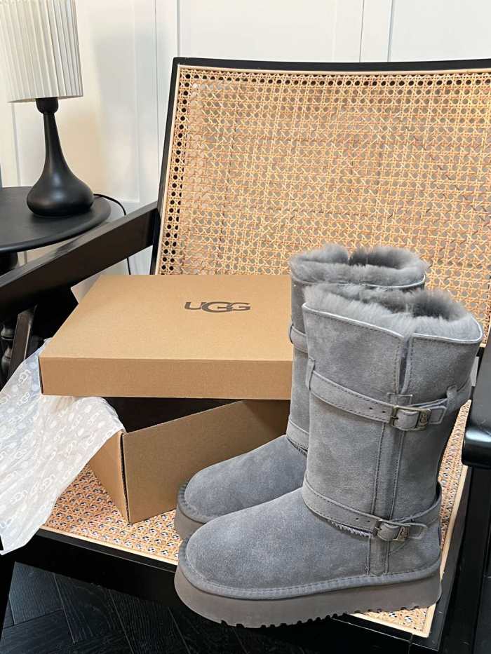 Women leather fur boot shoes, size 35-44,  with box, SS80-57