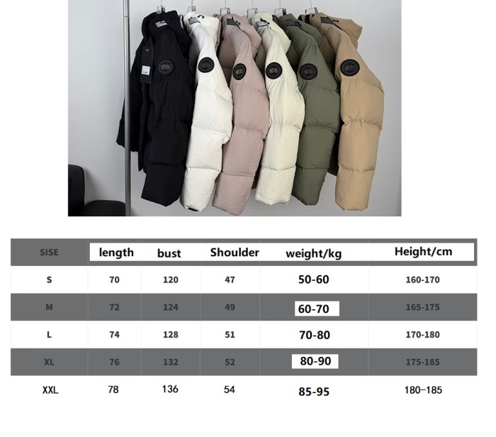 Women's men winter thick duck down jacket coat, CL158-149-154