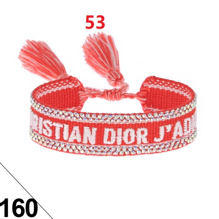 Hot diamond embroidery knitted bracelet jewelry , a set of 2 items ，with box,  J15-27-65