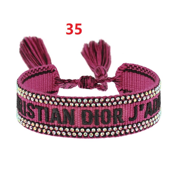 Hot diamond embroidery knitted bracelet jewelry , a set of 2 items ，with box,  J15-27-65