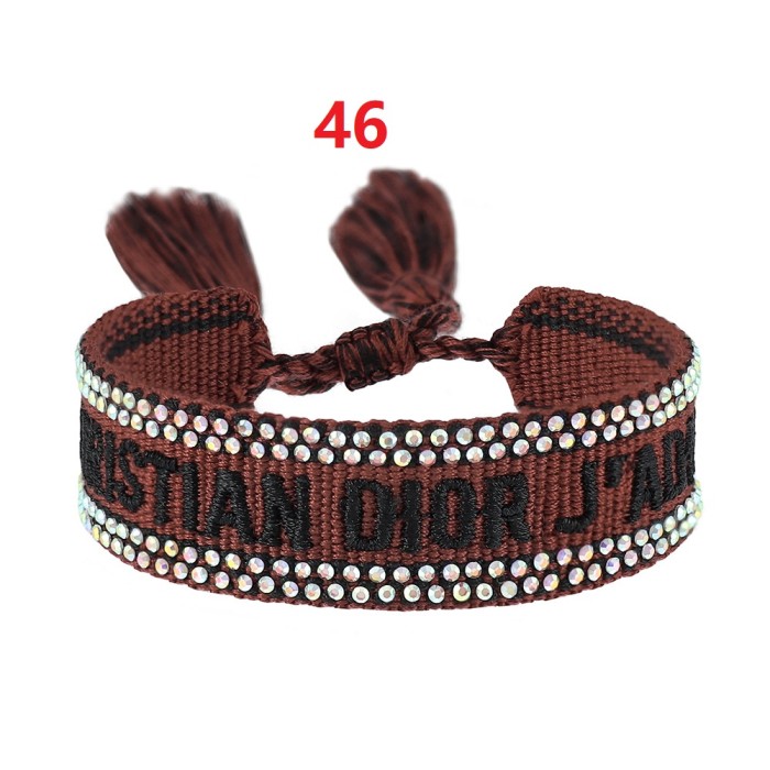 Hot diamond embroidery knitted bracelet jewelry , a set of 2 items ，with box,  J15-27-65