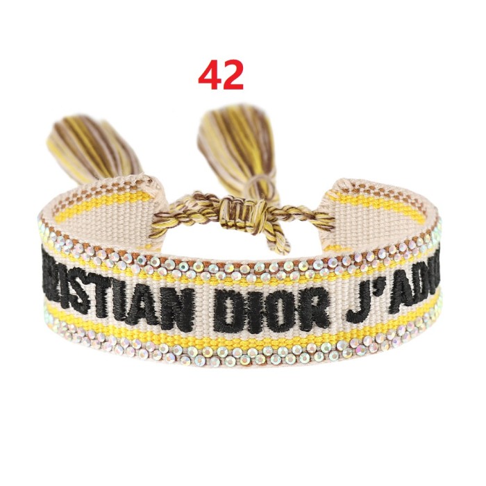Hot diamond embroidery knitted bracelet jewelry , a set of 2 items ，with box,  J15-27-65