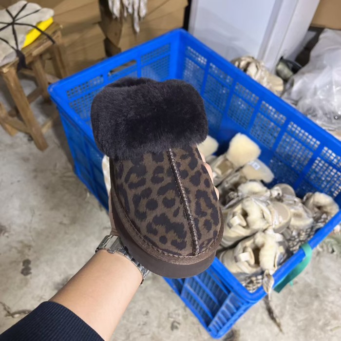 Women men fur shoes, size 35-44,  with box, SS60-597-599