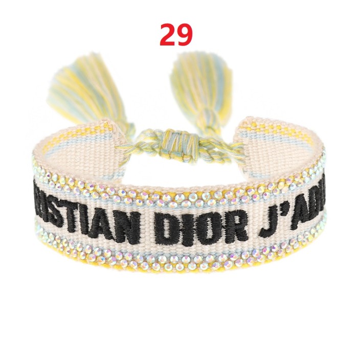 Hot diamond embroidery knitted bracelet jewelry , a set of 2 items ，with box,  J15-27-65