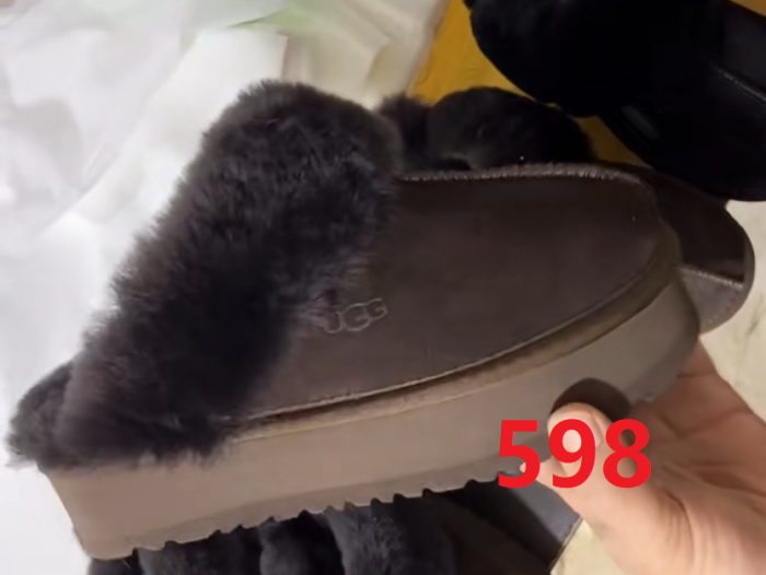 Women men fur shoes, size 35-44,  with box, SS60-597-599