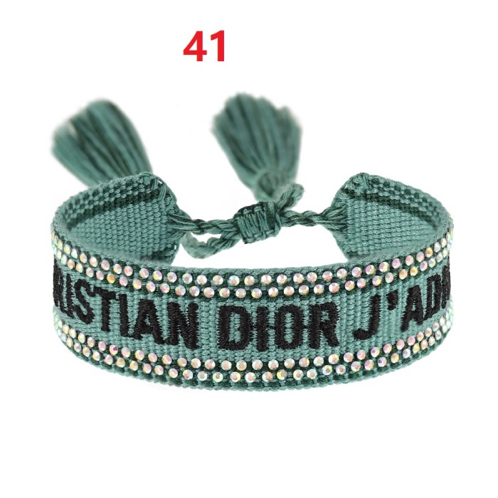 Hot diamond embroidery knitted bracelet jewelry , a set of 2 items ，with box,  J15-27-65