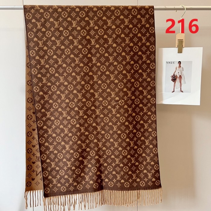 Cashmere cotton scarf for men women, size 65x180cm, no box. SF25-215-220