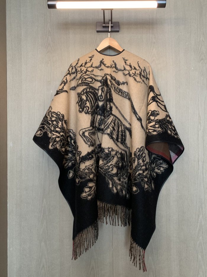 Double-sided wool and cashmere blended cape coat clothes，free size,CL60-47