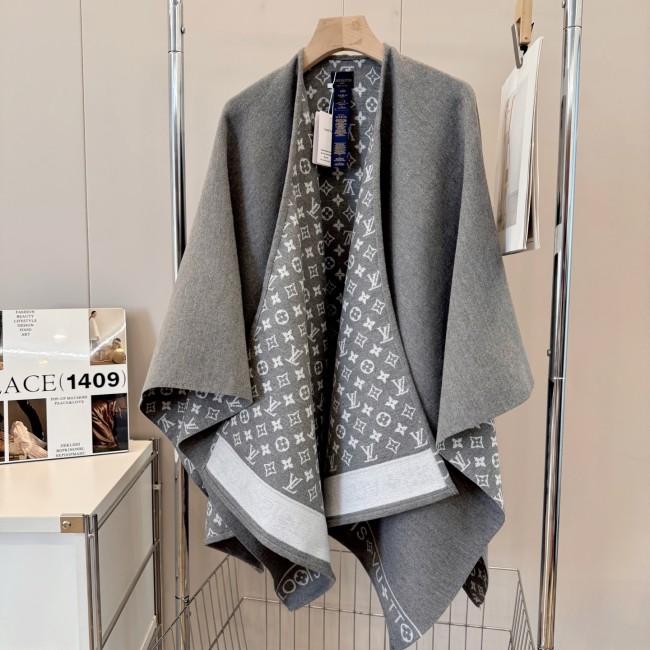 Double-sided wool and cashmere blended cape coat clothes,free size,CL60-57