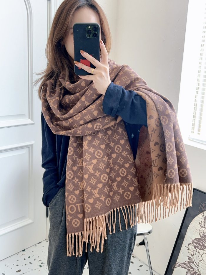 Cashmere cotton scarf for men women, size 65x180cm, no box. SF25-215-220