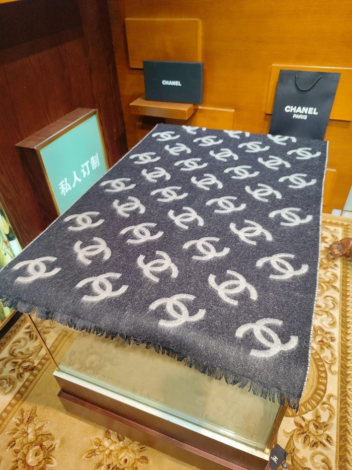 Cashmere cotton scarf for men women, size 205x70cm, no box. SF25-265-266