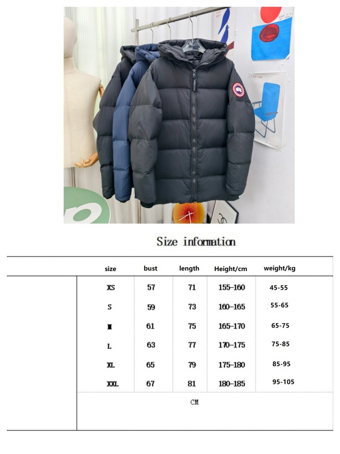 Women's men winter thick duck down jacket coat, CL158-174