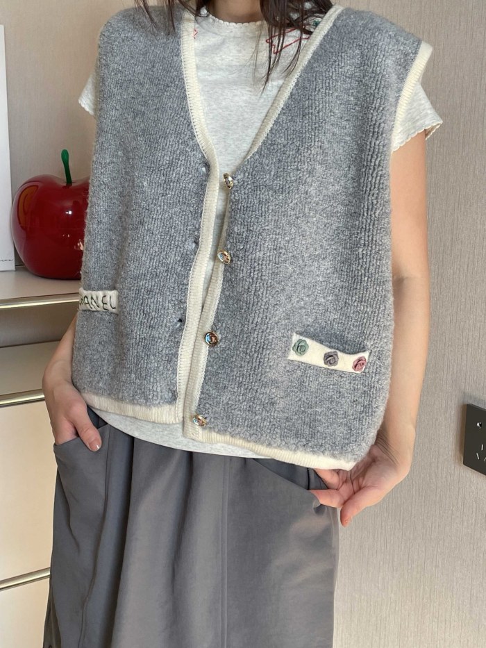 Women's winter cashmere vest jacket , CL78-25