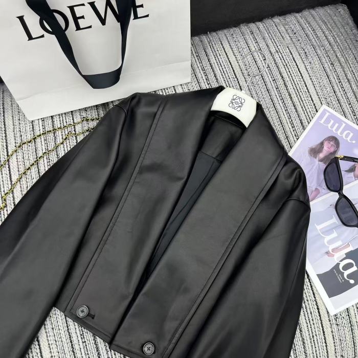 Women's winter leather jacket coat , CL78-26