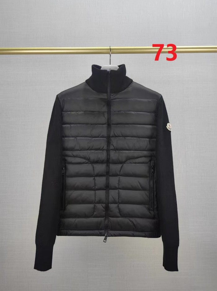 Men's thin knitted stand-up collar  down jacket coat clothes, CL110-73