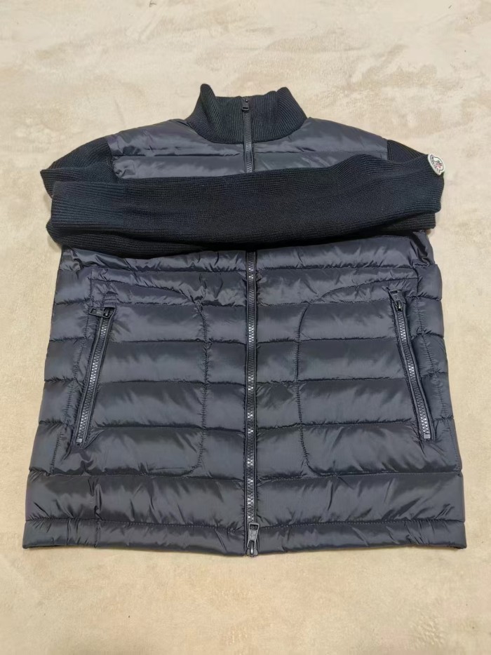 Men's thin knitted stand-up collar  down jacket coat clothes, CL110-73