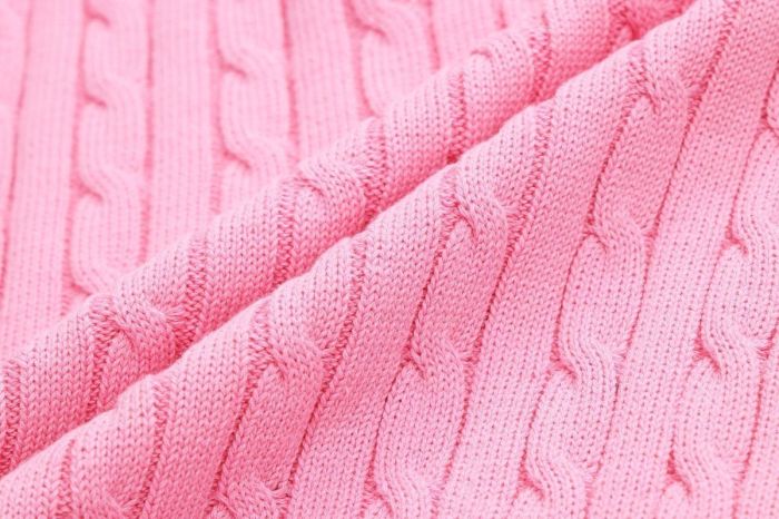 Embroidered knitted twisted sweater for women,size S-2XL,CL35-82-86