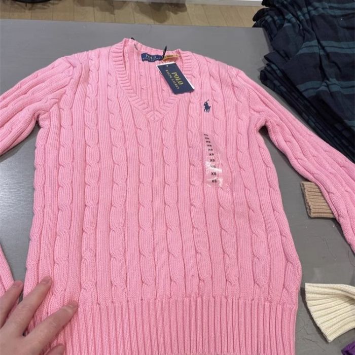 Embroidered knitted twisted sweater for women,size S-2XL,CL35-82-86