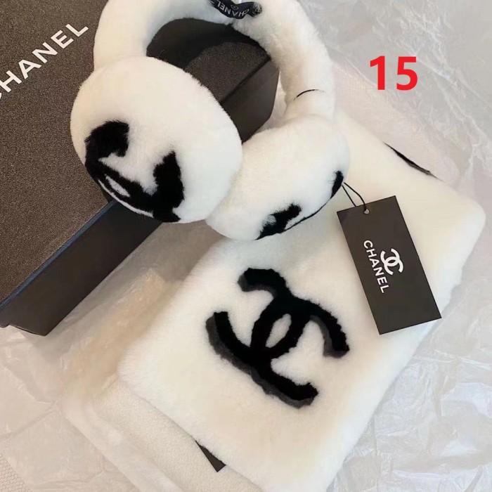 Imitation mink wool warm muffs, scarves,no box. SF35-7-20