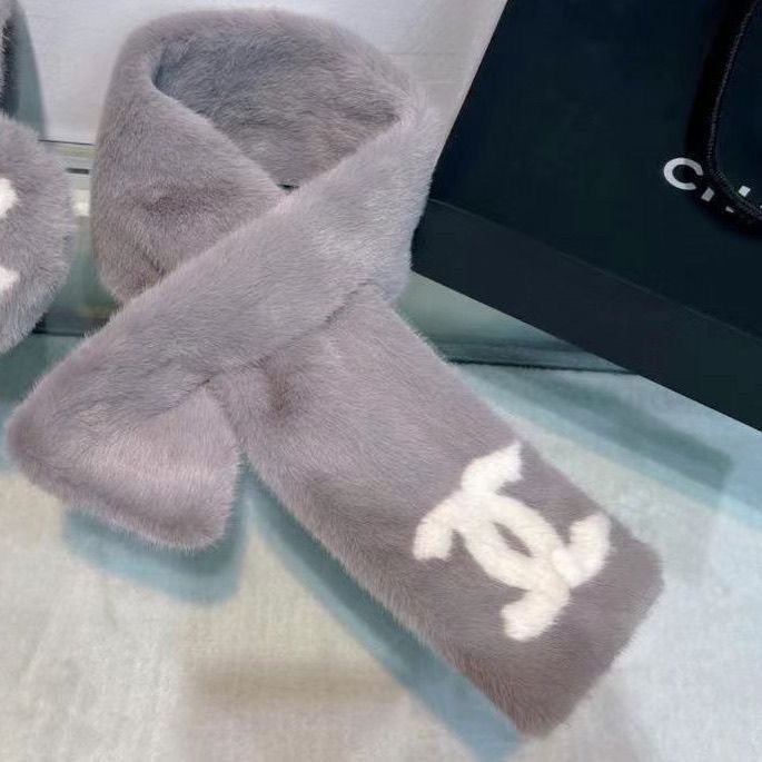 Imitation mink wool warm muffs, scarves,no box. SF35-7-20