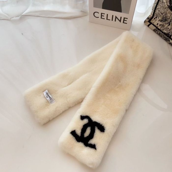 Imitation mink wool warm muffs, scarves,no box. SF35-7-20