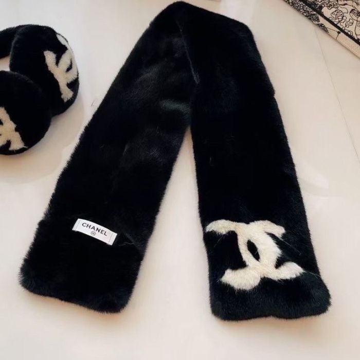 Imitation mink wool warm muffs, scarves,no box. SF35-7-20