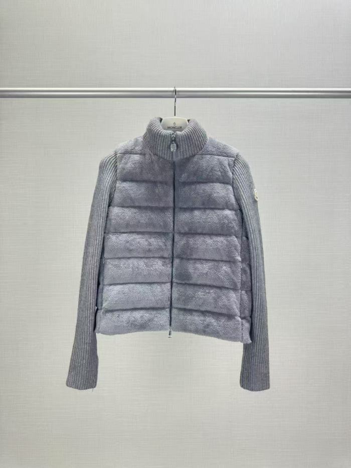 Women's thin knitted stand-up collar  down jacket coat clothes, CL110-74-76