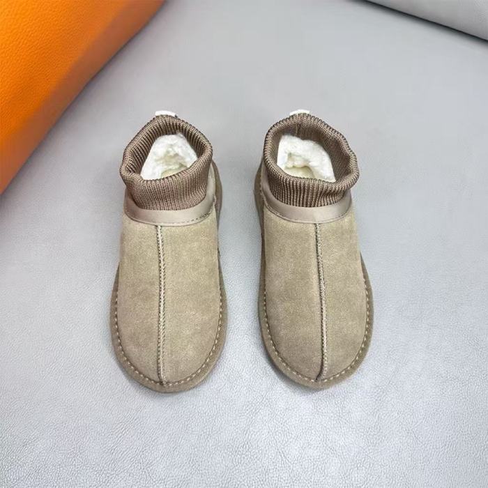 Kids flat snow boots shoes, wih box, size 28-37, SS60-621-623