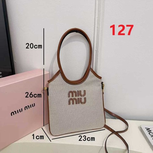 Canvas PU leather bag ,AA quality,no box,  B25-127