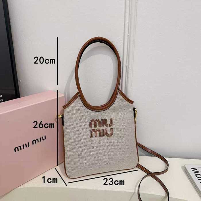 Canvas PU leather bag ,AA quality,no box,  B25-127