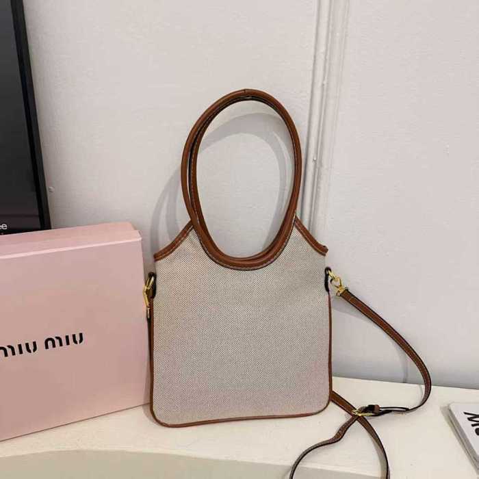 Canvas PU leather bag ,AA quality,no box,  B25-127