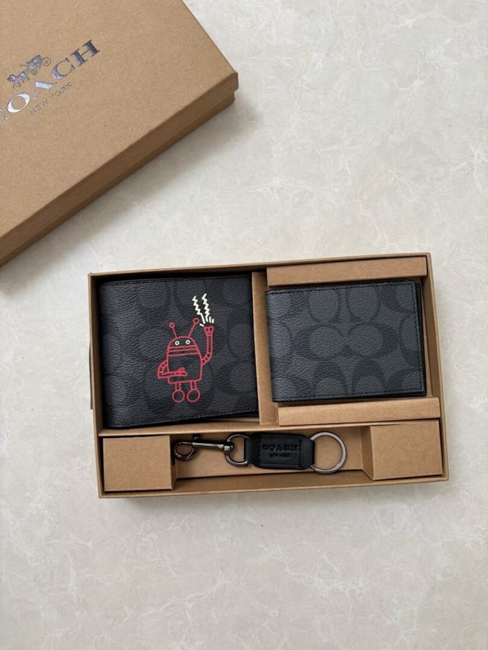 Split leather wallet,  with box,no box,B30-232-260
