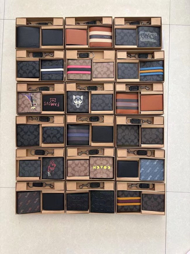 Split leather wallet, with box,no box,B30-232-260