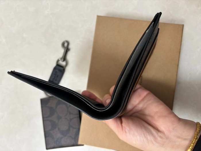 Split leather wallet,  with box,no box,B30-232-260
