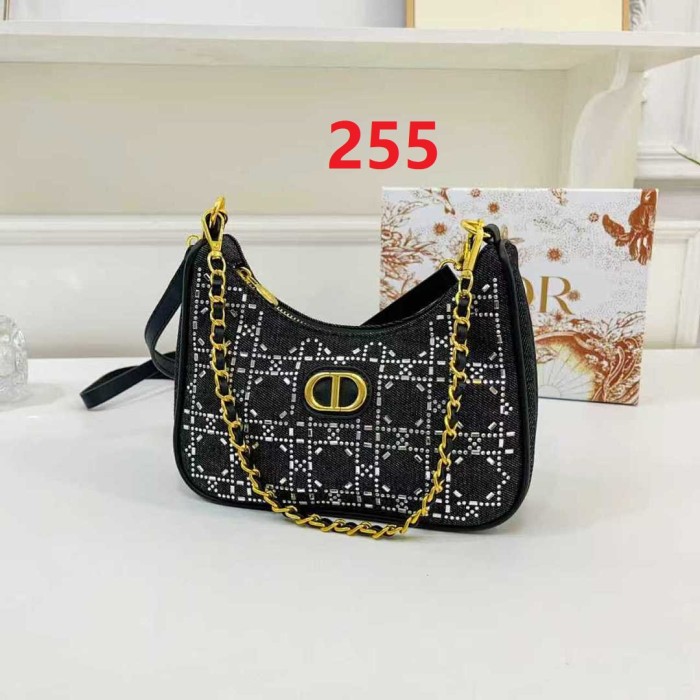 Canvas PU leather bag ,AA quality, size 21x16x6.5cm,no box,  B28-254-257