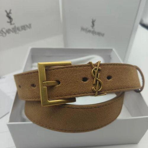 Suede and split leather women's belt,with box,BLT19.9-10-17
