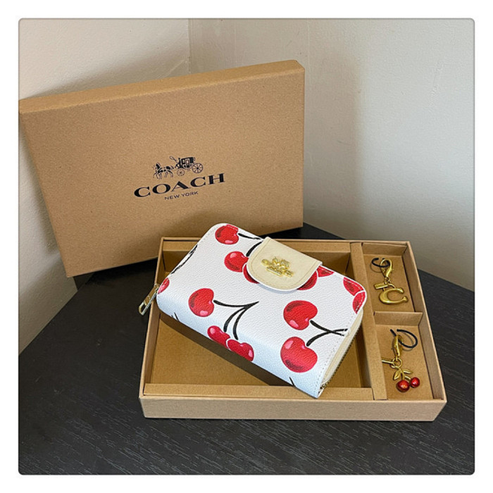 PU leather wallet and keychain set,AA quality, size 15*3cm,with box,  B25-128-144