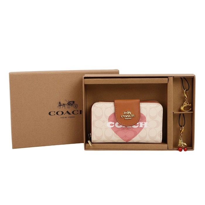 PU leather wallet and keychain set,AA quality, size 15*3cm,with box,  B25-128-144