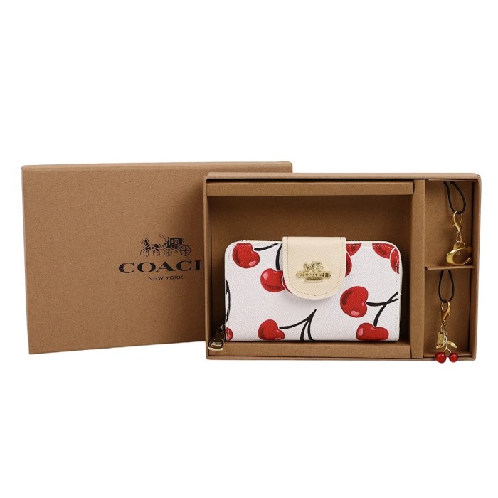PU leather wallet and keychain set,AA quality, size 15*3cm,with box,  B25-128-144