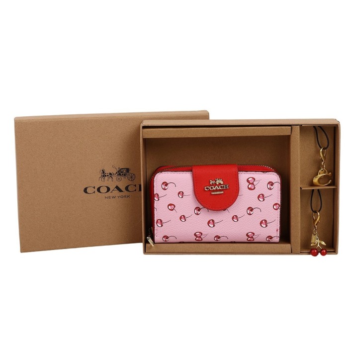 PU leather wallet and keychain set,AA quality, size 15*3cm,with box,  B25-128-144