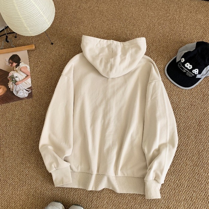 Women men hooded sweatshirt jacket,CL35-12