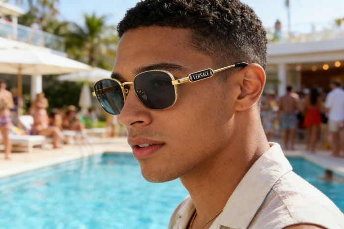 Blue light blocking sunglasses with the box and case ,G25-2985-2990