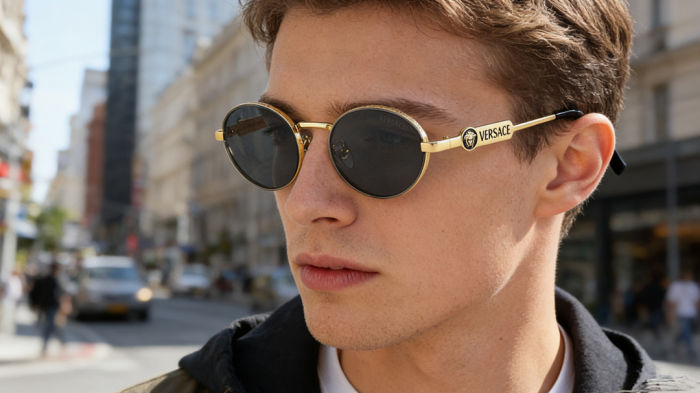 Blue light blocking sunglasses with the box and case ,G25-2979-2984
