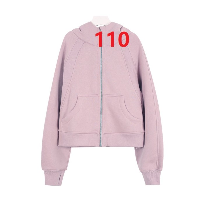 Women's Zipper-attached loose-fitting hooded sweatshirt Gym top Yoga clothes,S-3XL,CL60-101-120
