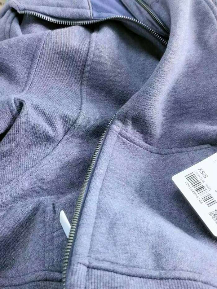 Women's Zipper-attached loose-fitting hooded sweatshirt Gym top Yoga clothes,S-3XL,CL60-101-120