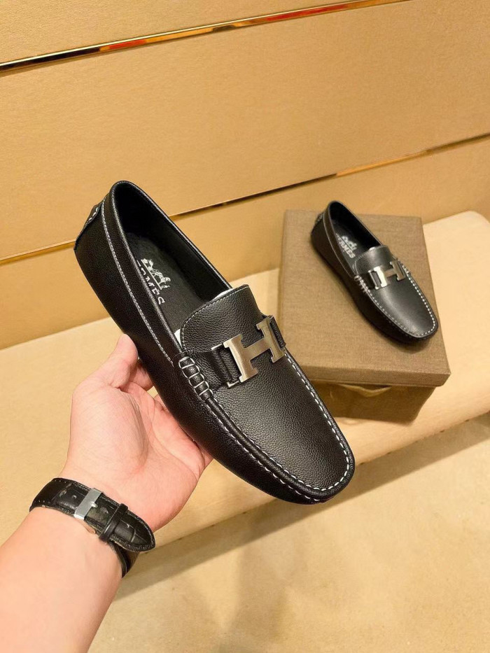 Men leather flat shoes,size 37-47, SS88-894
